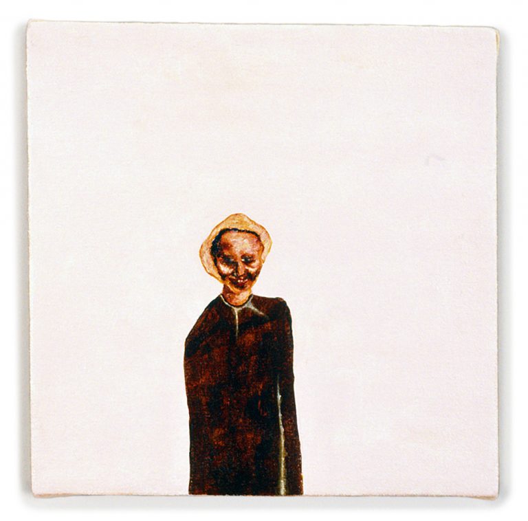 8" x 8" Experiments: Woman (acrylic on canvas)