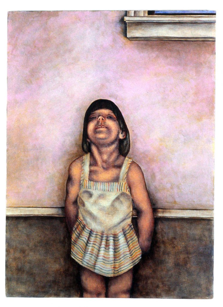 Home: Little Girl 1 (26" x 36" , acrylic on canvas)